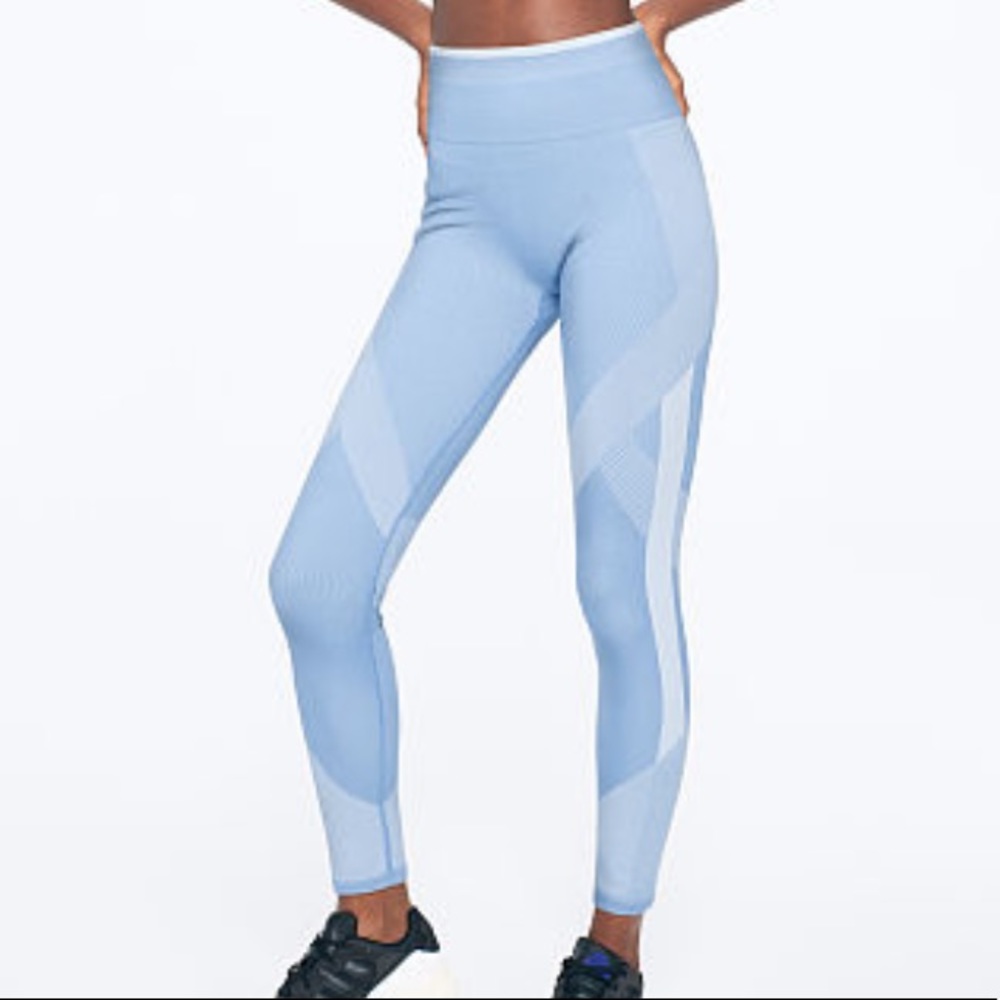 NWT Victoria’s Secret PINK Cool & Comfy Leggings | Sky Blue